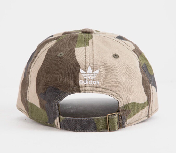 adidas trefoil camo strapback hat